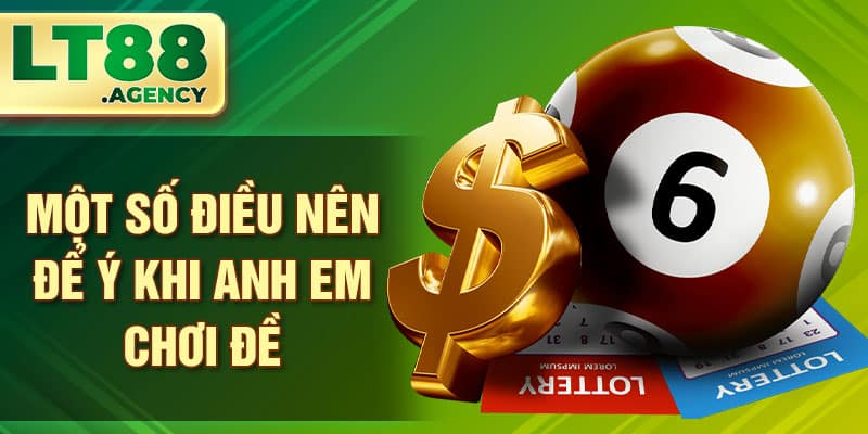 Một số điều nên để ý khi anh em chơi đề