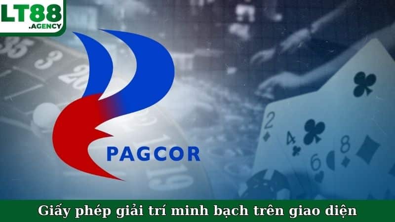 Giấy phép giải trí minh bạch trên giao diện